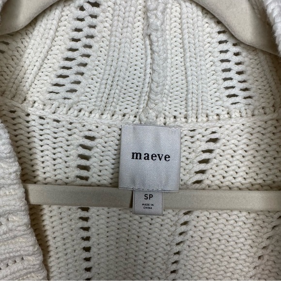 NWT Maeve Anthropologie Fruit-Embroidered Lemon 
Cardigan Sweater SZ S Petite - Picture 6 of 8